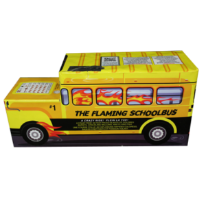 THE FLAMING SCHOOLBUS ^