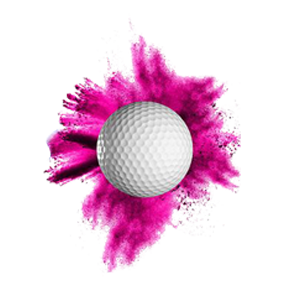 GENDER REVEAL GOLF BALL - PINK (2 PCS)