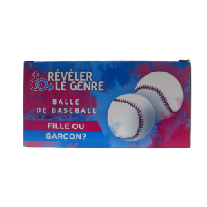 GENDER REVEAL BASEBALL - BLUE (2 PCS)