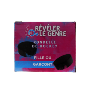 GENDER REVEAL HOCKEY PUCK - PINK (2 PCS)