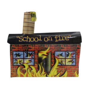 SCHOOL ON FIRE