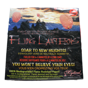 COLORED SKY LANTERN - RB RED